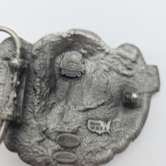 Buffalo Bison Tribal Art Native American Bergamot Belt Buckle D-256 Multicolor - Picture 3 of 5